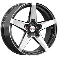 Литые диски Токен (КС1127) 6.500xR17 5x112 DIA57.1 ET37 Блэк Джек для Volkswagen Scirocco Литые диски Токен (КС1127) 6.500xR17 5x112 DIA57.1 ET37 Блэк Джек для Volkswagen Scirocco
