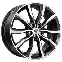 Литые диски Портер (КС906) 7.500xR18 5x114.3 DIA66.1 ET45 алмаз черный для Infiniti Ex Литые диски Портер (КС906) 7.500xR18 5x114.3 DIA66.1 ET45 алмаз черный для Infiniti Ex