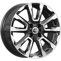 Литые диски КС1026 (ZV_16_Vesta FL) (КС1026) 6.500xR16 4x100 DIA60.1 ET50 алмаз черный для Lada Литые диски КС1026 (ZV_16_Vesta FL) (КС1026) 6.500xR16 4x100 DIA60.1 ET50 алмаз черный для Lada