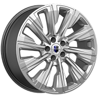 Литые диски Галего (КС1039) 7.500xR19 5x114.3 DIA60.1 ET40 дарк платинум для Toyota Wildlander