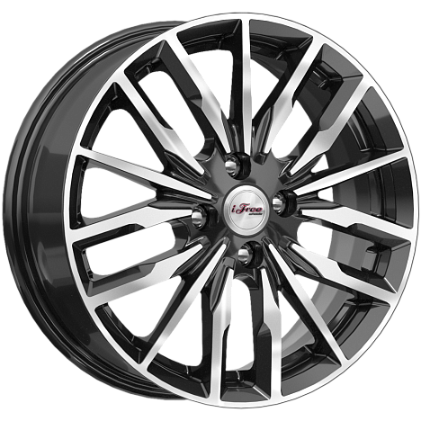 Миконос (КС946) 6.000xR16 4x100 DIA60.1 ET37 Блэк Джек