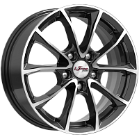 Литые диски Джет (КС914) 6.500xR16 5x112 DIA57.1 ET50 Блэк Джек для Audi A3