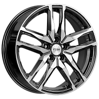 Литые диски Бомбей (КС1075) 6.500xR18 5x108 DIA60.1 ET33 Блэк Джек для Kaiyi Литые диски Бомбей (КС1075) 6.500xR18 5x108 DIA60.1 ET33 Блэк Джек для Kaiyi