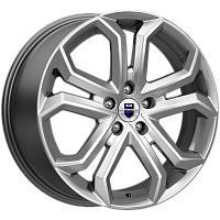 Литые диски Пандора (КС466) 8.500xR19 5x108 DIA67.1 ET35 дарк платинум для Chery Tiggo 9