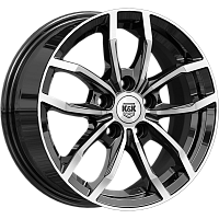 Литые диски Фрост (КС1048) 6.500xR15 5x112 DIA57.1 ET43 алмаз черный Литые диски Фрост (КС1048) 6.500xR15 5x112 DIA57.1 ET43 алмаз черный