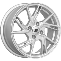 Литые диски Up115 (КС1033) 6.500xR15 4x100 DIA60.1 ET37 Silver Classic для Nissan
