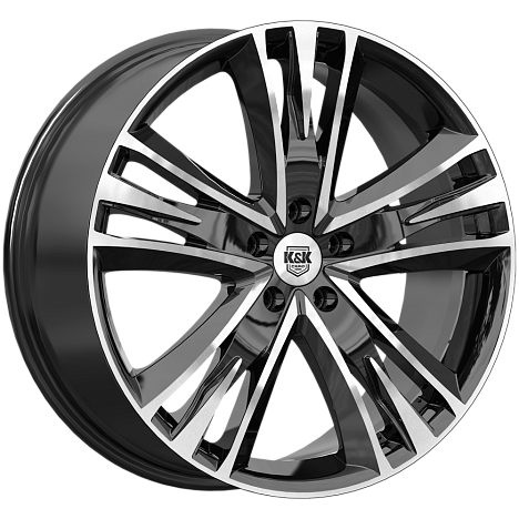 Атлас (КС661М) 8.500xR20 5x108 DIA63.35 ET45 алмаз черный Атлас (КС661М) 8.500xR20 5x108 DIA63.35 ET45 алмаз черный