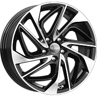Литые диски КС883 (ZV 18_Outlander) (КС883) 7.000xR18 5x114.3 DIA67.1 ET38 алмаз черный SK для Peugeot 4008
