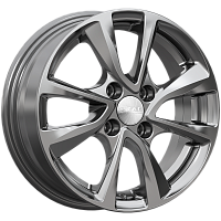 Литые диски НИЦЦА (КЛ287) 5.500xR14 4x100 DIA67.1 ET35 графит для Skoda Felicia Fun
