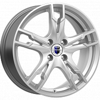 Литые диски Солар (КС875) 7.000xR17 4x100 DIA67.1 ET38 сильвер SK для SEAT Ibiza Cupra