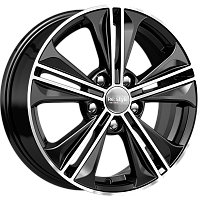 Литые диски КС778 (ZV 16_Soul) (КС778) 6.000xR16 5x114.3 DIA67.1 ET47 алмаз черный для KIA Ceed