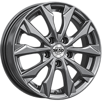 Литые диски НАГОЯ (КЛ312) 6.000xR16 5x114.3 DIA67.1 ET46 графит Литые диски НАГОЯ (КЛ312) 6.000xR16 5x114.3 DIA67.1 ET46 графит