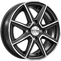Литые диски Чили (КС1240) 5.500xR14 4x100 DIA60.1 ET43 Блэк Джек для Iran Khodro Литые диски Чили (КС1240) 5.500xR14 4x100 DIA60.1 ET43 Блэк Джек для Iran Khodro