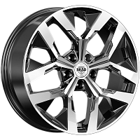 Литые диски ЛАМБЕРТ (КЛ370) 7.500xR18 5x114.3 DIA66.1 ET50 алмаз для Renault Clio Rs