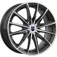 Литые диски Пойнт Бланк (КС884) 6.000xR15 4x100 DIA67.1 ET35 алмаз черный SK для Toyota Aygo