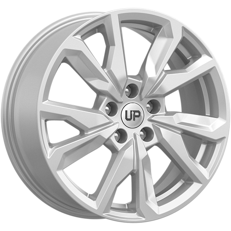 Up114 (КС1023) 7.000xR17 5x114.3 DIA67.1 ET35 Silver Classic