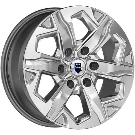 Тейт (КС1050) 7.500xR17 6x139.7 DIA106.1 ET30 дарк платинум