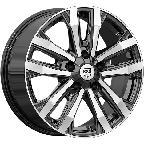 Мичиган (КС1107) 8.000xR18 5x130 DIA84.1 ET43 алмаз черный