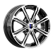 Флэш (КС698) 5.000xR14 4x100 DIA67.1 ET35 алмаз черный Флэш (КС698) 5.000xR14 4x100 DIA67.1 ET35 алмаз черный