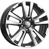 Литые диски КС874 (ZV 17_Creta) (КС874) 6.500xR17 5x114.3 DIA67.1 ET49 алмаз черный для Suzuki Sx4