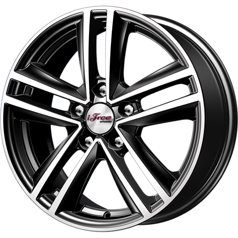 Катар (КС885) 6.500xR16 5x114.3 DIA66.1 ET40 Блэк Джек Катар (КС885) 6.500xR16 5x114.3 DIA66.1 ET40 Блэк Джек