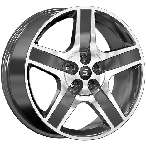 КР008 (20_Li L7/Li L8) (КР008) 8.500xR20 5x120 DIA62.6 ET45.5 Diamond Black Gris