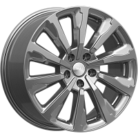 Литые диски АСТЕР (КЛ369) 8.000xR18 5x110 DIA65.1 ET35 графит для FIAT Croma