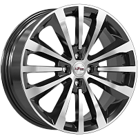 Литые диски Андерсен (КС912) 7.000xR17 4x100 DIA60.1 ET41 Блэк Джек для Lada Vesta Sw Cross