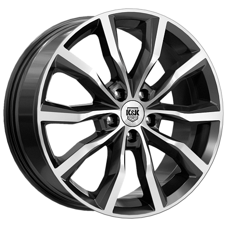 Портер (КС906) 7.500xR18 5x108 DIA60.1 ET47 алмаз черный