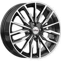 Литые диски Миконос (КС946) 6.000xR16 4x100 DIA60.1 ET37 Блэк Джек для Nissan