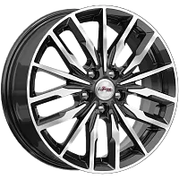 Литые диски Миконос (КС946) 6.000xR16 5x100 DIA57.1 ET38 Блэк Джек для Volkswagen