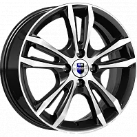Литые диски Samara (КС866) 6.000xR16 4x108 DIA63.35 ET47.5 алмаз черный SK для Ford Fusion