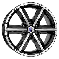 Литые диски Окинава (КС635) 7.500xR17 6x139.7 DIA67.1 ET25 алмаз черный