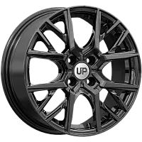 Литые диски Up124 (КС1104) 6.500xR16 4x114.3 DIA66.1 ET40 New Black для Nissan Tiida