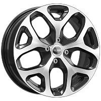 Литые диски КС869 (ZV 16_Vesta) (КС869) 6.500xR16 4x100 DIA60.1 ET50 алмаз черный для Nissan